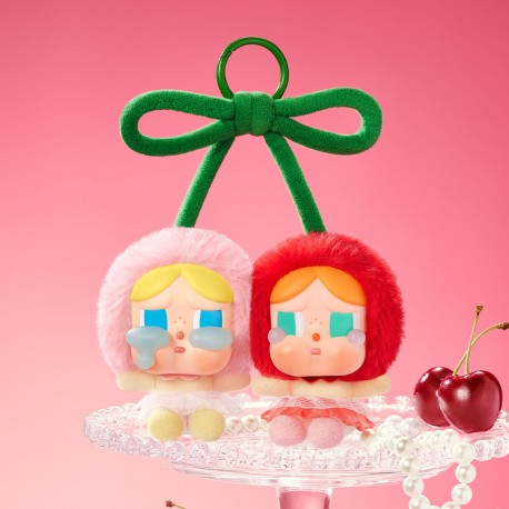 Pop Mart CRYBABY - Crying For Love, Love You Cherry Much (Vinyl Plush Hanging Card)