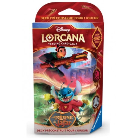 Carte LORCANA - Deck de Démarrage Chapitre 8 Le Règne De Jafar