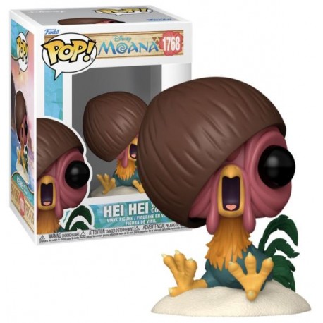 Figurine Pop VAIANA - Hei Hei avec Noix de Coco