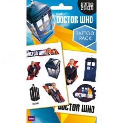 Tattoos Pack DOCTOR WHO - Clara et le Docteur