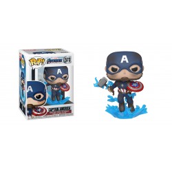 Figurine Pop AVENGERS ENDGAME - Captain America Shield&Mjolnir