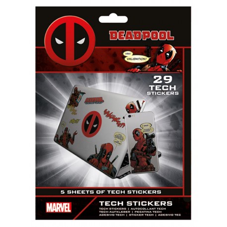 Pack de stickers DEADPOOL
