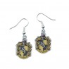 Boucles d’oreilles HARRY POTTER - Armoirie de Poufsouffle