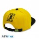 Casquette ASSASSINATION CLASSROOM snapback Noir & Jaune - Koro