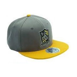 Casquette HARRY POTTER snapback- Gris & jaune Poufsouffle