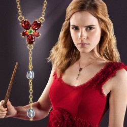 Collier cristal rouge -HARRY POTTER- Hermione Granger