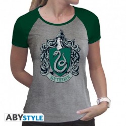 T-shirt Serpentard - HARRY POTTER - Femme gris et vert