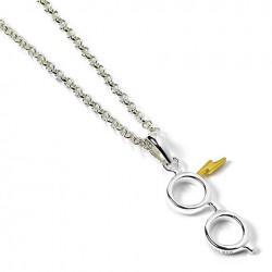 Collier HARRY POTTER - Lunettes et Eclair