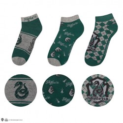 Lot de 3 paires de chaussettes courtes HARRY POTTER - Serpentard