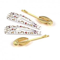 Ensemble de barrettes Harry Potter - Golden Snitch