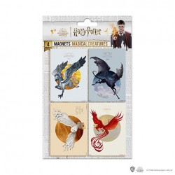 Set de 4 magnets - Créatures Magiques - Harry Potter
