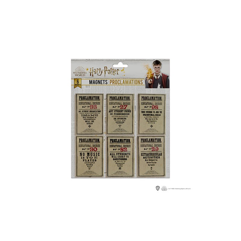 harry, potter, accessoires, set, proclamations,