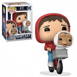Figurine Pop E.T. - Elliot with E.T. in Bike Basket