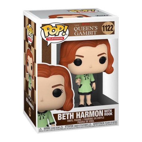 Figurine Pop LE JEU DE LA DAME Beth Harmon wih rook