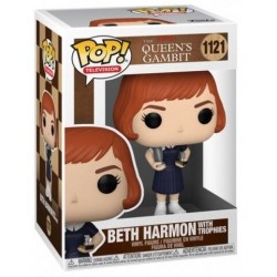 Figurine Pop LE JEU DE LA DAME Beth Harmon wih Trophies