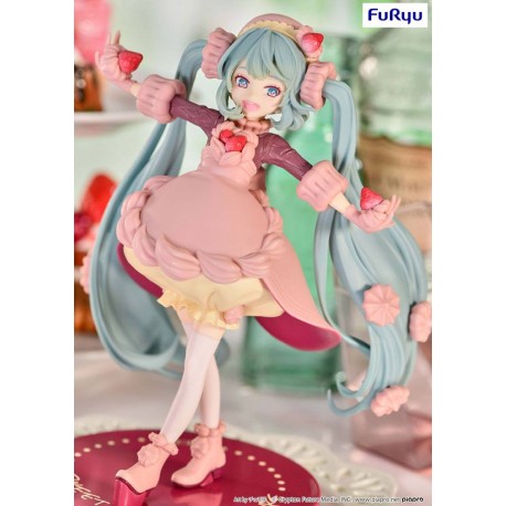 Figurine VOCALOID SweetSweets Series Hatsune Miku Strawberry Chocolate Short 17 cm