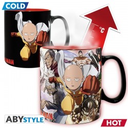 Mug thermo réactif ONE PUNCH MAN Héros