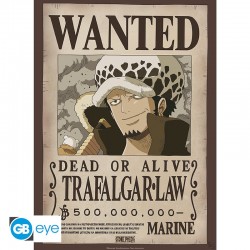 Mini Poster ONE PIECE Wanted Trafalgar Law