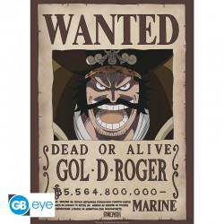 mini poster ONE PIECE wanted gol d. roger