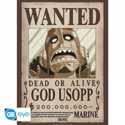 Mini Poster ONE PIECE Wanted God Usopp