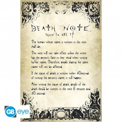 Maxi Poster DEATH NOTE Règles