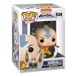 Figurine Pop AVATAR, LE DERNIER MAITRE DE L'AIR Aang with Momo